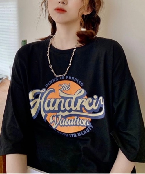 Burner(バーナー)の「【OKUOKU 0909】ロゴ入り 半袖Tシャツ oku-tops-644819878978-10 Y(Tシャツ/カットソー・メンズ・ホワイト/ブラック・XL/L)」の8枚目の写真