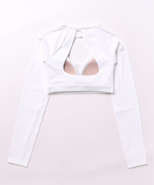 NIKE（ナイキ）の「NIKE WMNS L/S CROP TOP BRA FB4103-100（タンク