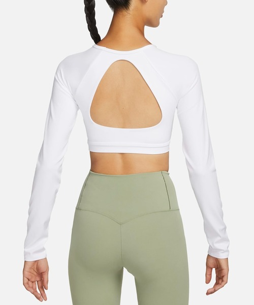 NIKE（ナイキ）の「NIKE WMNS L/S CROP TOP BRA FB4103-100（タンク