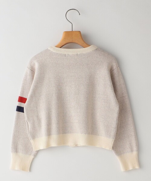 SHIPS（シップス）の「SHIPS KIDS:100～130cm /〈手洗い可能〉ジャカード レタード カーディガン（カーディガン/ボレロ・キッズ・オフホワイト/ネイビー・100/110/130/120）」の19枚目の写真