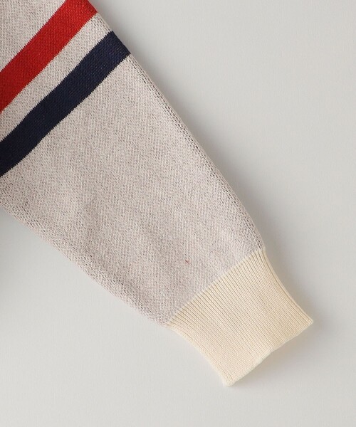 SHIPS（シップス）の「SHIPS KIDS:100～130cm /〈手洗い可能〉ジャカード レタード カーディガン（カーディガン/ボレロ・キッズ・オフホワイト/ネイビー・100/110/130/120）」の21枚目の写真