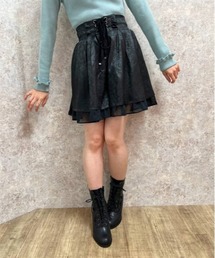 axes femme | 編上ジャカードキュロット(その他パンツ)