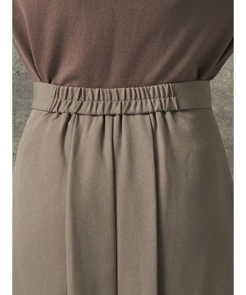 Perfect Suit FActory（パーフェクトスーツファクトリー）の「【お仕事OK】美単タックフレアスカート　ウーリッシュ　ブラック/ベージュ/グリーン（スカート・レディース・ベージュ/グリーン/ブラック・M/L/S）」の21枚目の写真