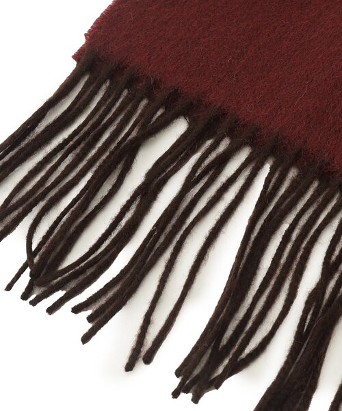 tk.TAKEO KIKUCHI（ティーケータケオキクチ）の「◆リバーシブルウールマフラー（マフラー・メンズ・ブラック/カーキ/ダークオレンジ・00）」の5枚目の写真