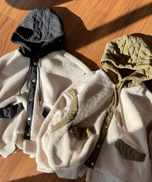 wee9s | quilting hoodie boa blouson / キルティングフーディーボアブルゾン(ブルゾン)