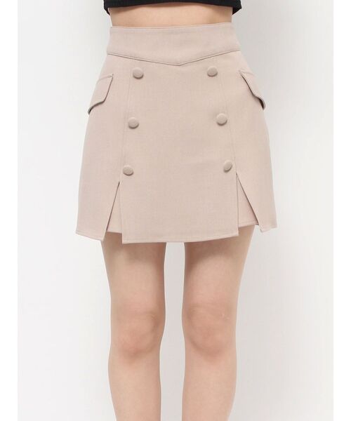 EATME（イートミー）の「ダブルボタンスリットスカート（スカート・レディース・ベージュ/ブラック/その他1・MEDIUM/SMALL）」の21枚目の写真