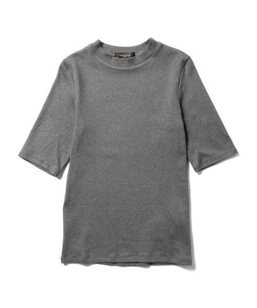 Demi-Luxe BEAMS(デミルクス ビームス)の「Demi-Luxe BEAMS / ハイネック ベアテレコ プルオーバー(Tシャツ/カットソー・レディース・ホワイト/グレー/ネイビー・ONE SIZE)」の9枚目の写真