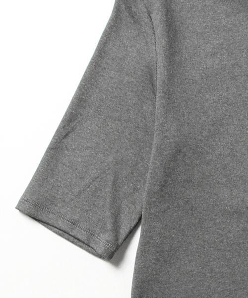 Demi-Luxe BEAMS(デミルクス ビームス)の「Demi-Luxe BEAMS / ハイネック ベアテレコ プルオーバー(Tシャツ/カットソー・レディース・ホワイト/グレー/ネイビー・ONE SIZE)」の12枚目の写真