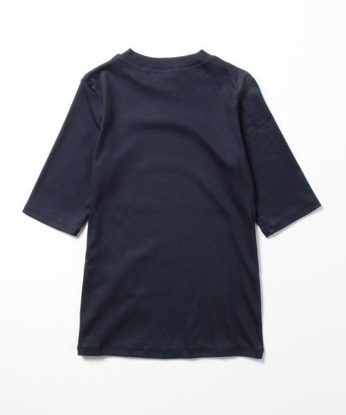 Demi-Luxe BEAMS(デミルクス ビームス)の「Demi-Luxe BEAMS / ハイネック ベアテレコ プルオーバー(Tシャツ/カットソー・レディース・ホワイト/グレー/ネイビー・ONE SIZE)」の18枚目の写真