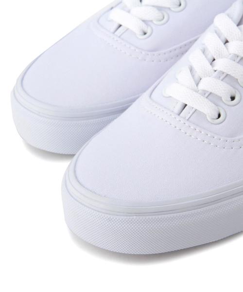 VANS（バンズ）の「[ヴァンズ]VANS AUTHENTIC ムジ スニーカー（スニーカー・レディース・ホワイト・5h(23.5/6h(24.5/6(24)/5(23)）」の6枚目の写真