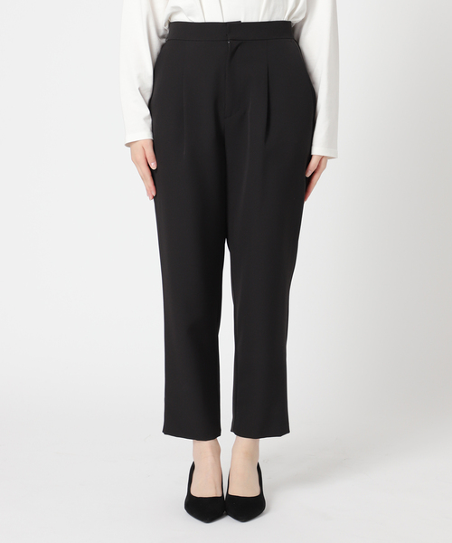 B.C STOCK（ベーセーストック）の「ツインクロステーパードパンツ（スラックス・レディース・ブラック/ホワイト・SMALL/MEDIUM）」の14枚目の写真