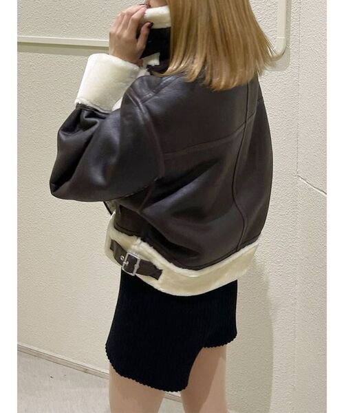 MURUA（ムルーア）の「リブニットキュロット【ショートパンツ】（その他パンツ・レディース・ブラック/グレー/モカ・FREE）」の20枚目の写真