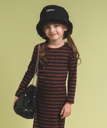 URBAN CHERRY（アーバンチェリー）の「配色ボーダータイトワンピース（ワンピース・キッズ）」