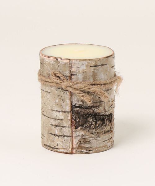 DULTON(ダルトン)の「BIRCH WOOD LOG CANDLE S/ バーチ ウッド ログ キャンドル S(キャンドル・メンズ・ブラウン・SMALL)」の2枚目の写真