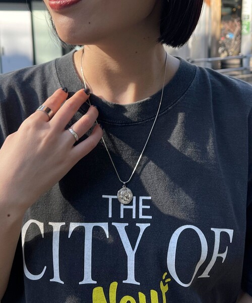 fredy emue（フレディエミュ）の「ステンレスコインネックレス（ネックレス・レディース・シルバー/ゴールド・FREE）」の6枚目の写真