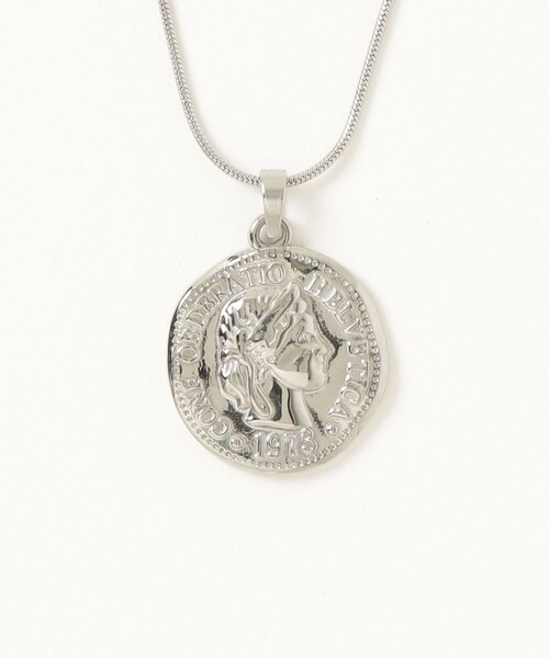 fredy emue（フレディエミュ）の「ステンレスコインネックレス（ネックレス・レディース・シルバー/ゴールド・FREE）」の8枚目の写真