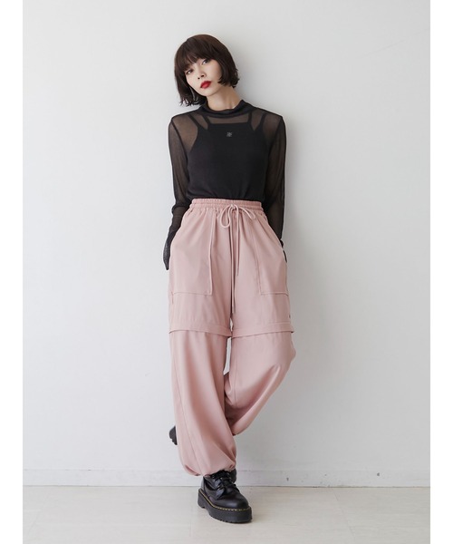 jouetie tシャツ フォトプリントシアートップス「セットアップ