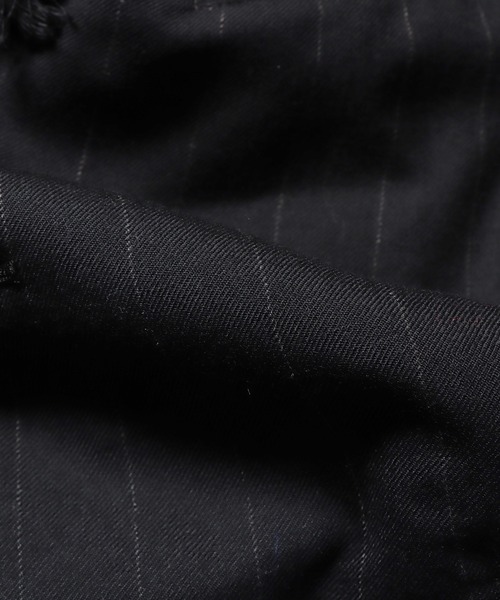 DIET BUTCHER(ダイエットブッチャー)の「DIET BUTCHER/ダイエットブッチャー Docking pinstripe jacket ジャケット(テーラードジャケット・メンズ・ブラック系/グレー系・1/3/2)」の4枚目の写真