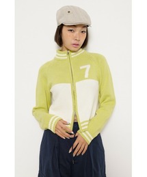 ZIP UP NUMBER ニット