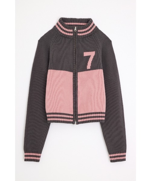 ZIP UP NUMBER ニット（ニット/セーター）｜LAGUA GEM