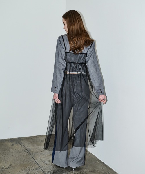 AIC.（エーアイシー）の「カットオフショートライトジャケット/セットアップ可能（テーラードジャケット・レディース・ブラック/グレー・FREE）」の22枚目の写真