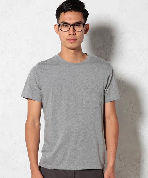 green label relaxing（グリーンレーベルリラクシング）の「STD GLR オーガニックコットン Tシャツ◆（Tシャツ/カットソー・メンズ・ホワイト/グレー/オリーブ/ネイビー・X-LARGE/MEDIUM/SMALL/LARGE）」の17枚目の写真