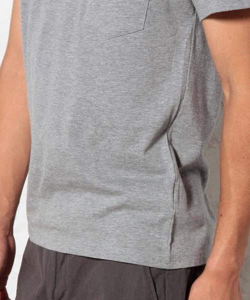 green label relaxing（グリーンレーベルリラクシング）の「STD GLR オーガニックコットン Tシャツ◆（Tシャツ/カットソー・メンズ・ホワイト/グレー/オリーブ/ネイビー・X-LARGE/MEDIUM/SMALL/LARGE）」の13枚目の写真