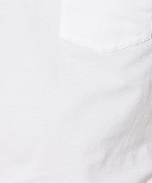 green label relaxing（グリーンレーベルリラクシング）の「STD GLR オーガニックコットン Tシャツ◆（Tシャツ/カットソー・メンズ・ホワイト/グレー/オリーブ/ネイビー・X-LARGE/MEDIUM/SMALL/LARGE）」の6枚目の写真