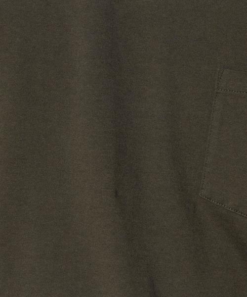 green label relaxing（グリーンレーベルリラクシング）の「STD GLR オーガニックコットン Tシャツ◆（Tシャツ/カットソー・メンズ・ホワイト/グレー/オリーブ/ネイビー・X-LARGE/MEDIUM/SMALL/LARGE）」の8枚目の写真