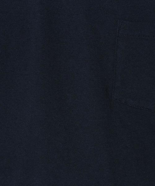 green label relaxing（グリーンレーベルリラクシング）の「STD GLR オーガニックコットン Tシャツ◆（Tシャツ/カットソー・メンズ・ホワイト/グレー/オリーブ/ネイビー・X-LARGE/MEDIUM/SMALL/LARGE）」の10枚目の写真