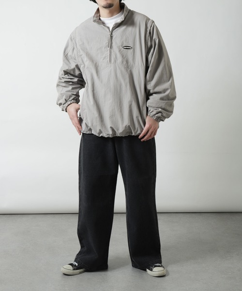 ZIP FIVE(ジップファイブ)の「2WAY テック ナイロン スタンドカラー ブルゾン + テック ナイロン ベスト(ナイロンジャケット・メンズ・ネイビー/ベージュ/ブラック・MEDIUM/LARGE/X-LARGE)」の4枚目の写真