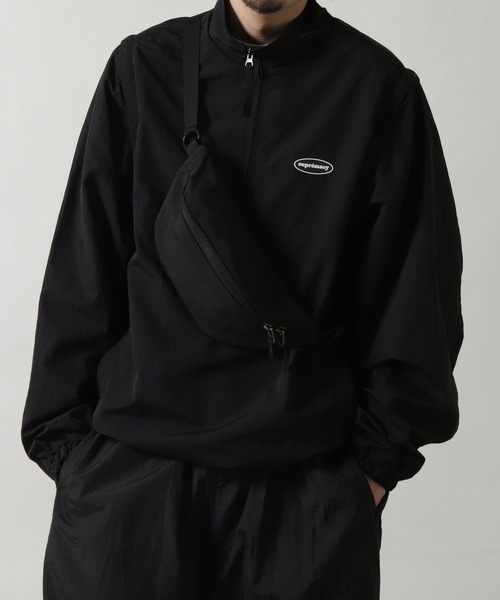 ZIP FIVE(ジップファイブ)の「2WAY テック ナイロン スタンドカラー ブルゾン + テック ナイロン ベスト(ナイロンジャケット・メンズ・ネイビー/ベージュ/ブラック・MEDIUM/LARGE/X-LARGE)」の8枚目の写真