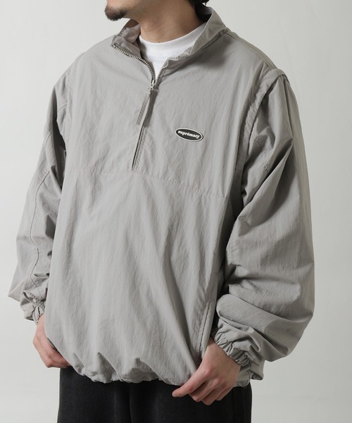 ZIP FIVE(ジップファイブ)の「2WAY テック ナイロン スタンドカラー ブルゾン + テック ナイロン ベスト(ナイロンジャケット・メンズ・ネイビー/ベージュ/ブラック・MEDIUM/LARGE/X-LARGE)」の13枚目の写真