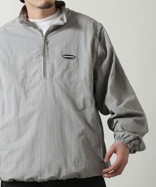 ZIP FIVE(ジップファイブ)の「2WAY テック ナイロン スタンドカラー ブルゾン + テック ナイロン ベスト(ナイロンジャケット・メンズ・ネイビー/ベージュ/ブラック・MEDIUM/LARGE/X-LARGE)」の14枚目の写真