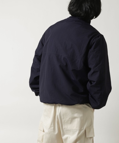 ZIP FIVE(ジップファイブ)の「2WAY テック ナイロン スタンドカラー ブルゾン + テック ナイロン ベスト(ナイロンジャケット・メンズ・ネイビー/ベージュ/ブラック・MEDIUM/LARGE/X-LARGE)」の22枚目の写真
