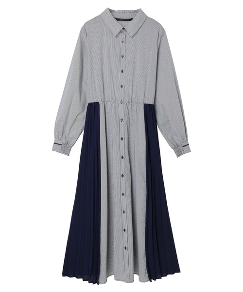 YECCA VECCA(イェッカヴェッカ)の「ストライプ柄ビスチェSETシャツワンピース(シャツワンピース・レディース・ストライプ・FREE)」の21枚目の写真