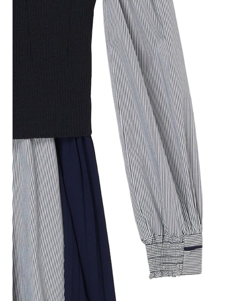 YECCA VECCA(イェッカヴェッカ)の「ストライプ柄ビスチェSETシャツワンピース(シャツワンピース・レディース・ストライプ・FREE)」の22枚目の写真