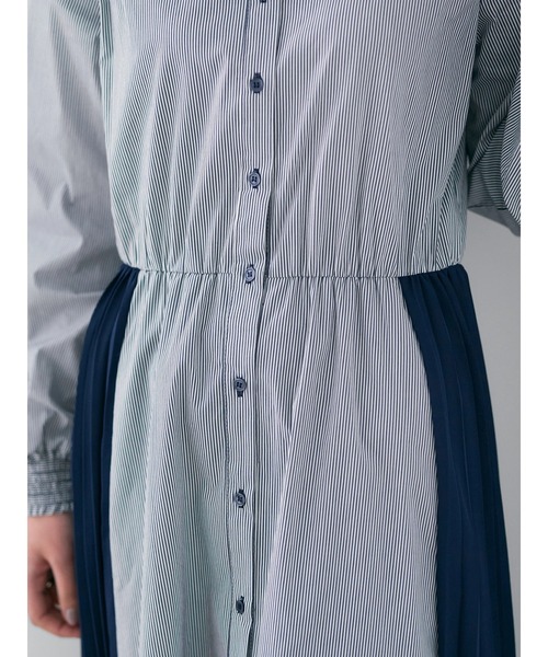 YECCA VECCA(イェッカヴェッカ)の「ストライプ柄ビスチェSETシャツワンピース(シャツワンピース・レディース・ストライプ・FREE)」の15枚目の写真
