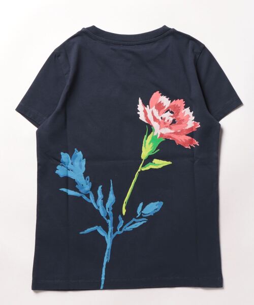 KENZO　ケンゾー　フラワー　flower Tシャツ KENZO(ケンゾー)のBOKE FLOWER CLASSIC T-SHIRT-2 MID.BLUEの