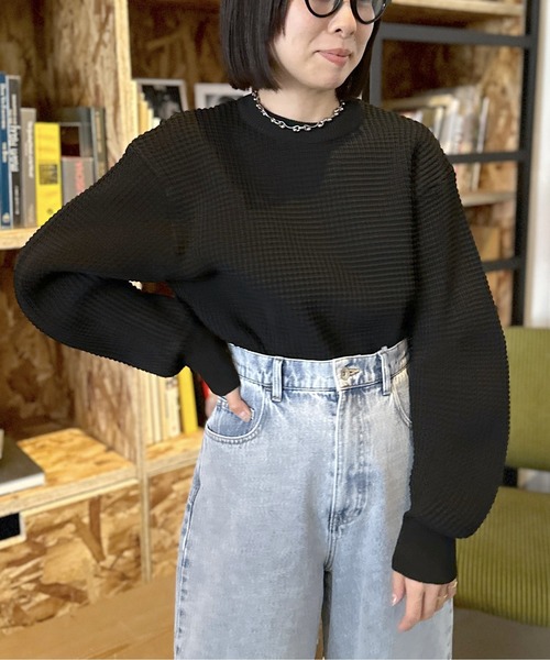 最終値下げファミリア ニット 90 FREAK'S STORE ニット セーター 透かし編み ケーブルニット