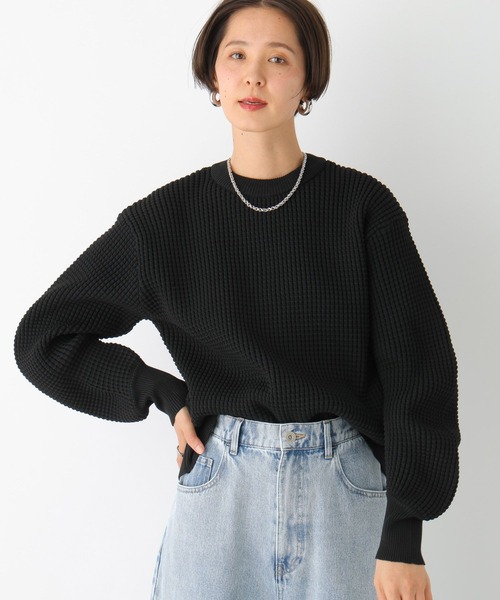 THE NORTH FACE - グレータートルヘムケーブルオーバーニット　スカートのセット セール】7ゲージワッフルカーブスリーブプルオーバー 101994