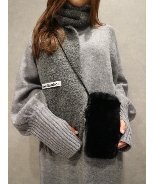 TRUNC（トランクエイティーエイト）の「Fur Mini Shoulder Bag（ショルダーバッグ・レディース・ブラック/モカ・FREE）」の13枚目の写真