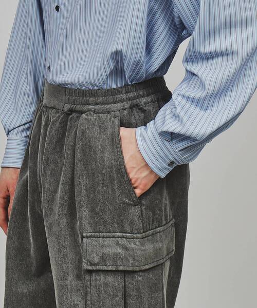 tk.TAKEO KIKUCHI(ティーケータケオキクチ)の「◆デニムカーゴパンツ(カーゴパンツ・メンズ・ライトブルー/チャコールグレー/オフホワイト・01/02/03)」の16枚目の写真