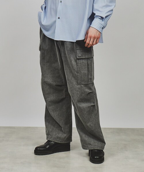 tk.TAKEO KIKUCHI(ティーケータケオキクチ)の「◆デニムカーゴパンツ(カーゴパンツ・メンズ・ライトブルー/チャコールグレー/オフホワイト・01/02/03)」の6枚目の写真