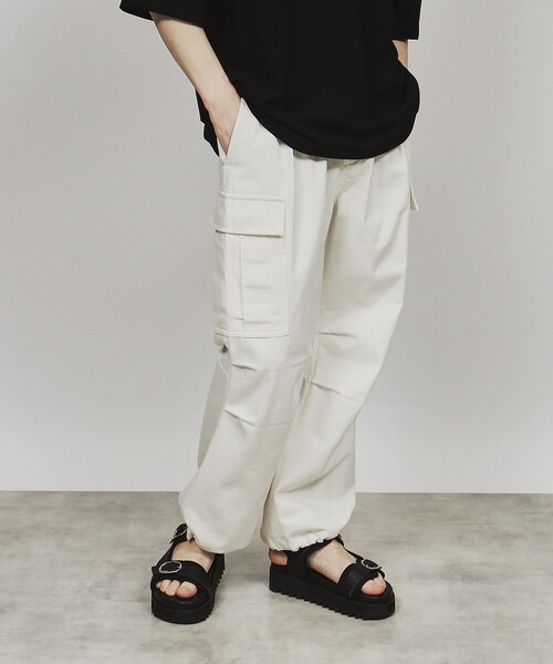 tk.TAKEO KIKUCHI(ティーケータケオキクチ)の「◆デニムカーゴパンツ(カーゴパンツ・メンズ・ライトブルー/チャコールグレー/オフホワイト・01/02/03)」の18枚目の写真