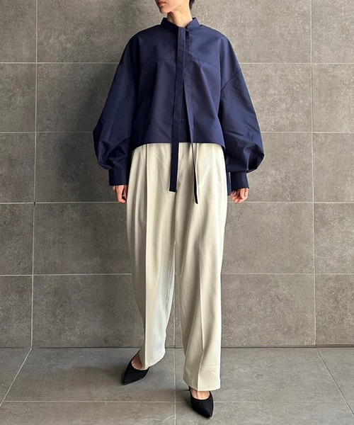 Bonjour diary 白刺繍ブラウス 4y bonjour diary 22aw チュニック