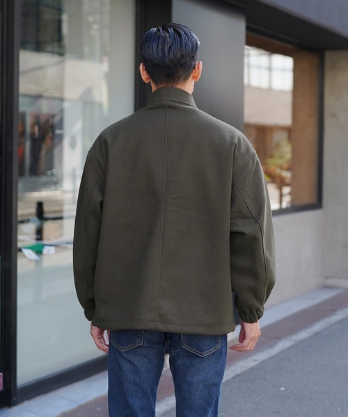 jiggys shop(ジギーズショップ)の「ウールライクM-65ショートブルゾン(ブルゾン・メンズ・ブラック/グレー系その他/チャコール・LARGE/MEDIUM)」の5枚目の写真