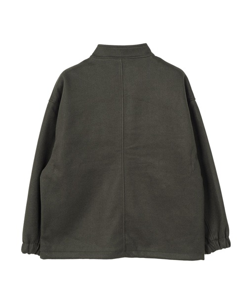 jiggys shop(ジギーズショップ)の「ウールライクM-65ショートブルゾン(ブルゾン・メンズ・ブラック/グレー系その他/チャコール・LARGE/MEDIUM)」の4枚目の写真