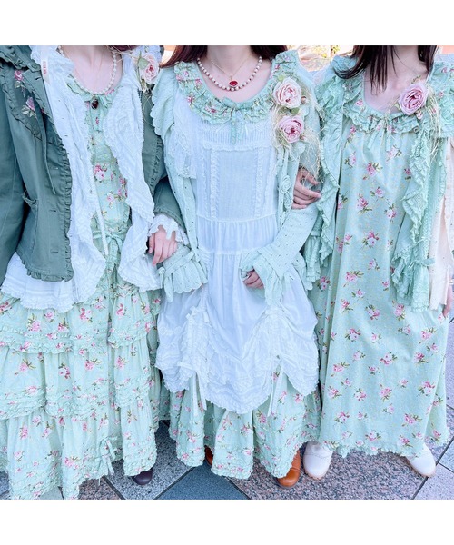 PINK HOUSE（ピンクハウス）の「ブロッサムローズモチーフ付きニット