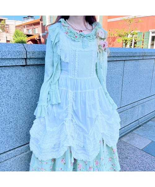 PINK HOUSE（ピンクハウス）の「ブロッサムローズモチーフ付きニット